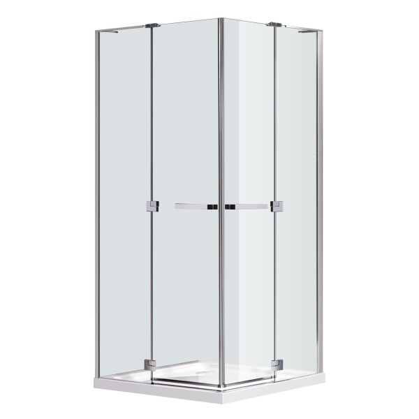 

Душевая кабина квадратная угловая EGER RUBIK 599-334/1(2 коробки) 100см x 100см хром 71464