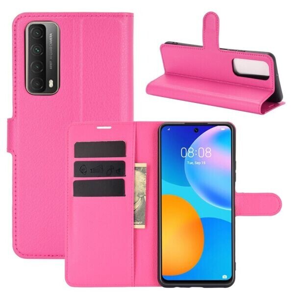 

Чехол-книжка Deexe Book Type для Huawei P Smart 2021 - Rose