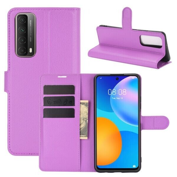 

Чехол-книжка Deexe Book Type для Huawei P Smart 2021 - Purple