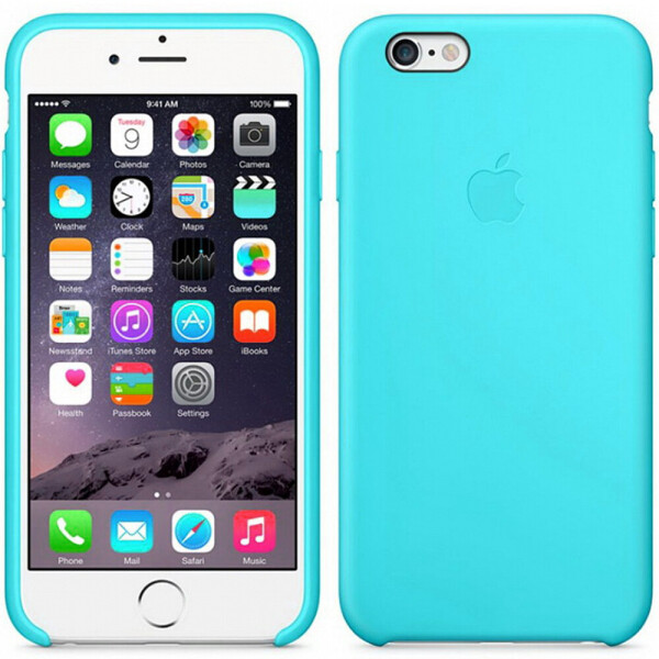 

Чехол Leather Case для iPhone 6/6s Plus Light Blue (10492)