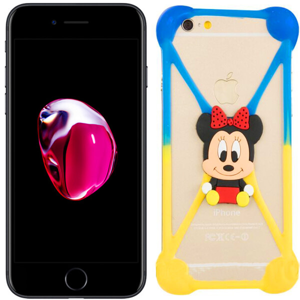 

Чехол Universal Soft Touch Cover Minnie Mouse Yellow/Blue (20948)