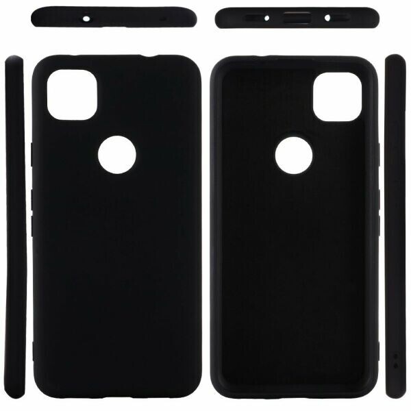 

Защитный чехол Deexe Silicone Case для Google Pixel 4A - Black
