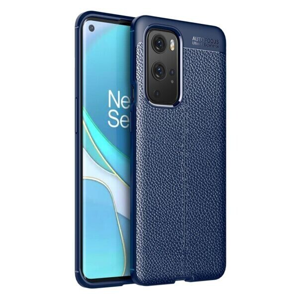 

Защитный чехол Deexe Leather Cover для OnePlus 9 Pro - Blue
