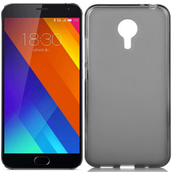 

Чехол силиконовый оригинальный для Meizu MX5 Black (8180)