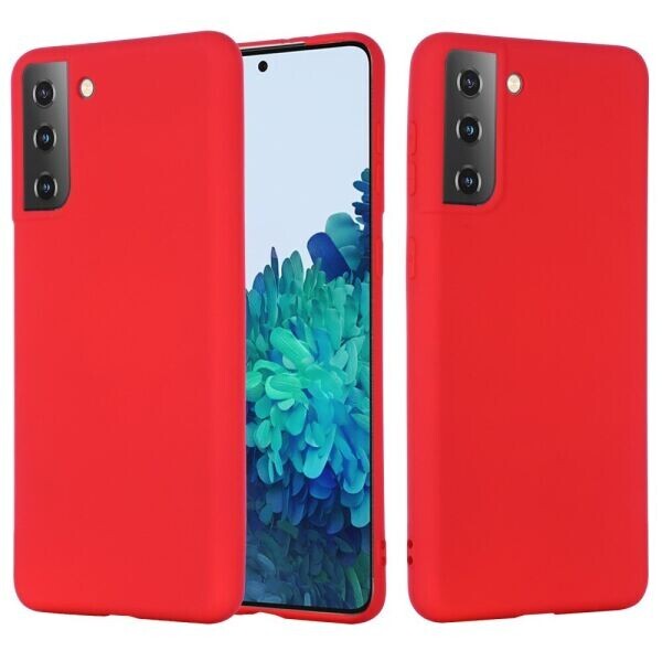 

Защитный чехол Deexe Silicone Case для Samsung Galaxy S21 - Red
