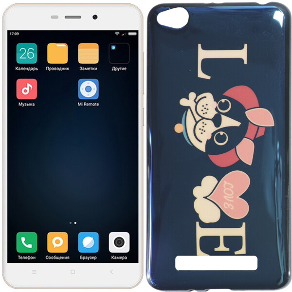 

Чехол U-Like Picture series для Xiaomi Redmi 4a Love Balck (21807)
