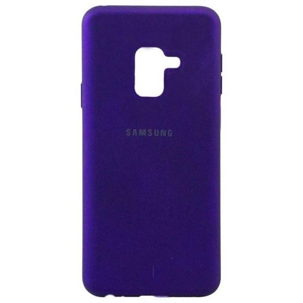 

Чехол Silicone Case Full Samsung A8 Plus (2018) A730 Фиолетовый