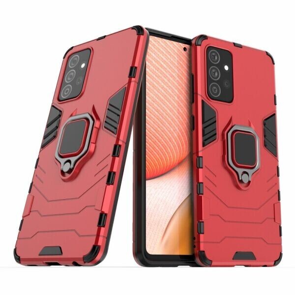 

Защитный чехол Deexe Hybrid Case для Samsung Galaxy A72 (А725) - Red
