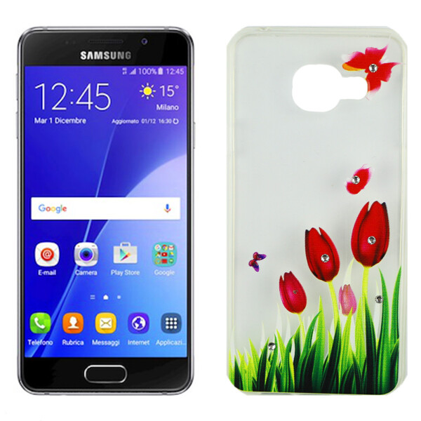 

Чехол Lucent Diamond Case для Samsung A310 (A3-2016) Tulips (Red) (5746)