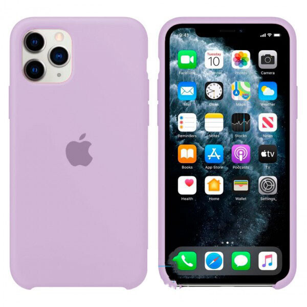 

Чехол Silicone Case Apple iPhone 11 Pro Max светло-Сиреневый 07