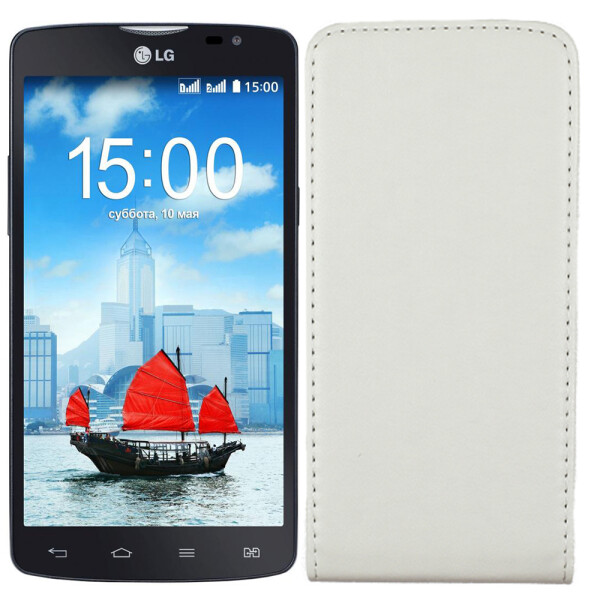 

Футляр книжка MOBIKING для LG L80/D380 White (2636)