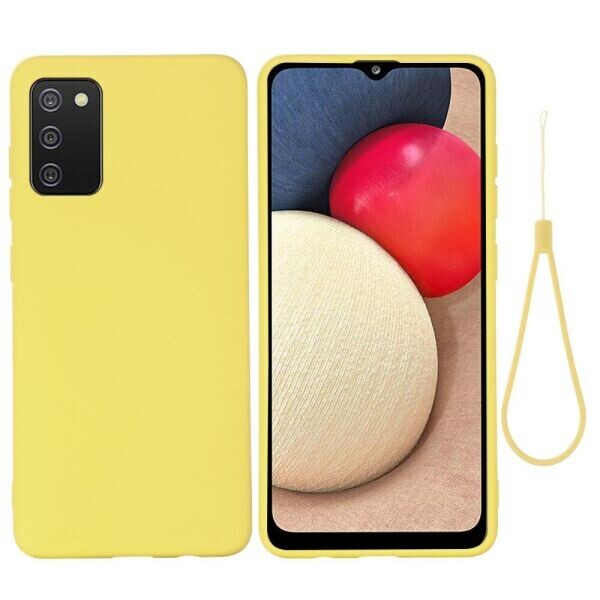 

Защитный чехол Deexe Silicone Case для Samsung Galaxy A02s (A025) - Yellow