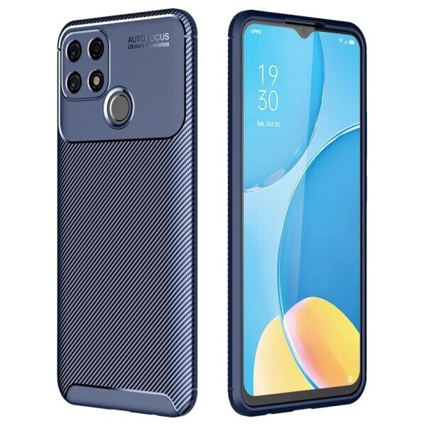 

Защитный чехол Deexe Fusion для Oppo A15 / A15s - Blue