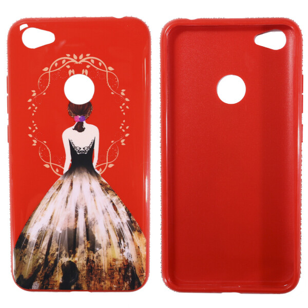 

Чехол TPU Magic Girl со стразами для Xiaomi Redmi Note 5A Prime / Redmi Y1 (Красный / Узор лепестки) (21376)