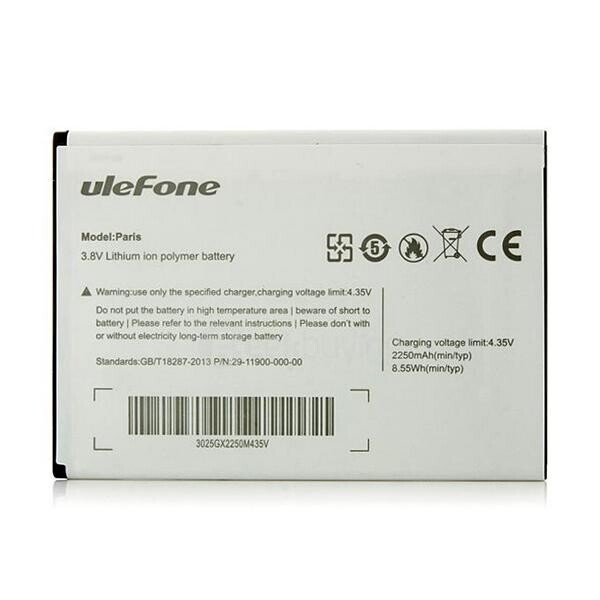 

Аккумулятор для Ulefone Paris / Paris X / Paris Lite