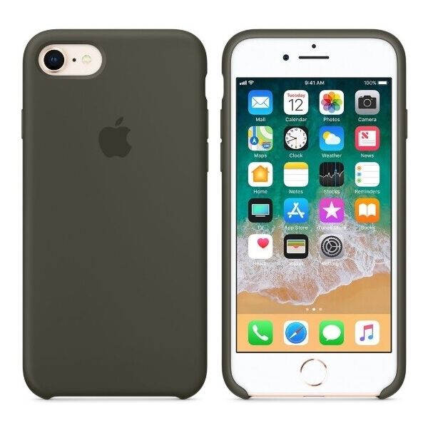 

Чехол Silicone Case Apple iPhone 7, iPhone 8 Оригинал Dark Olive