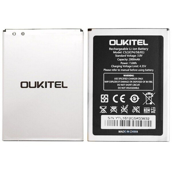

Аккумулятор для OUKITEL C5