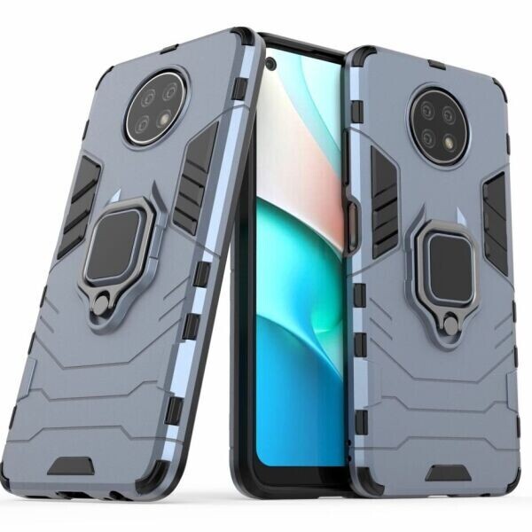 

Защитный чехол Deexe Hybrid Case для Xiaomi Redmi Note 9T - Blue