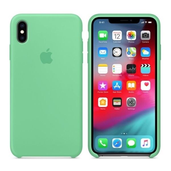 

Чехол Silicone Case Apple iPhone X, iPhone XS Оригинал Spearmint