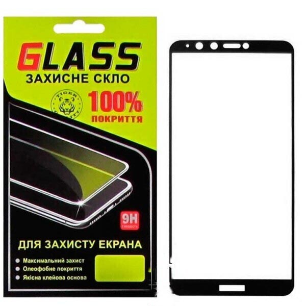 

Защитное стекло 2.5D Huawei Y9 (2018), Enjoy 8 Plus Черный Glass