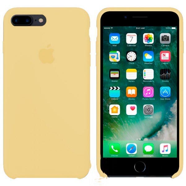 

Чехол Silicone Case Apple iPhone 7 Plus, 8 Plus бледно-Желтый 51