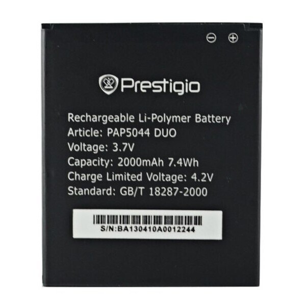 

Аккумулятор для Prestigio MultiPhone PAP5044 DUO