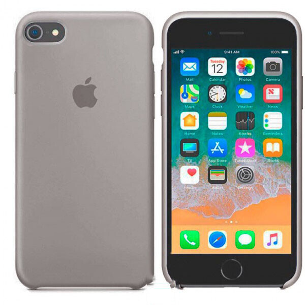 

Чехол Silicone Case Apple iPhone 7, 8, SE (2020) светло-Серый 23