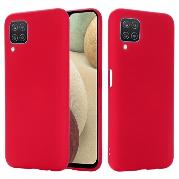 

Защитный чехол Deexe Silicone Case для Samsung Galaxy A12 (A125) - Red