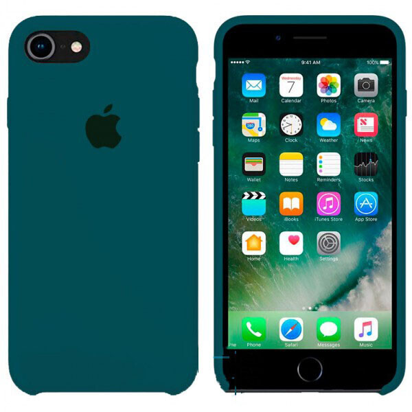 

Чехол Silicone Case Apple iPhone 6 Plus, 6S Plus сине-Зеленый 46