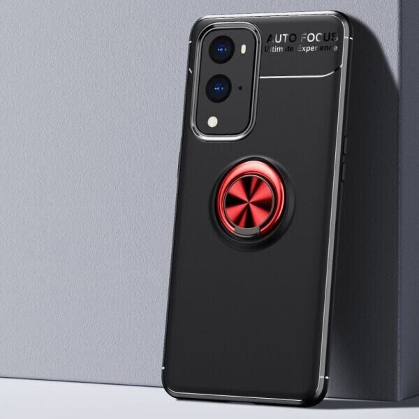 

Защитный чехол UniCase Magnetic Ring для OnePlus 9 Pro - Black / Red