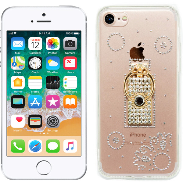 

Чехол-накладка Younicou Diamonds with Ring Holder для iPhone 6/6s Парфюм (18985)