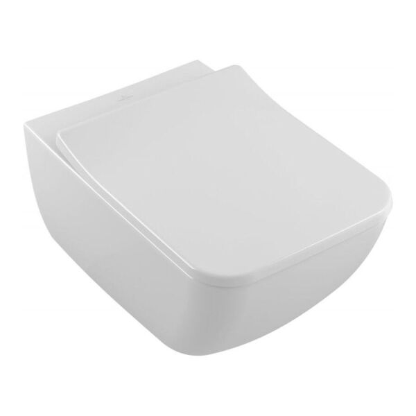 

Унитаз настенный белый VILLEROY&BOCH VENTICELLO 4611RS01 с сиденьем с микролифтом 69576