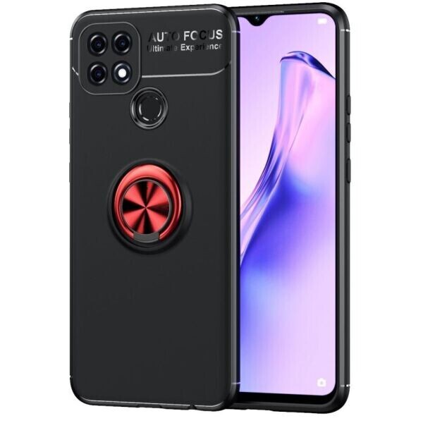 

Защитный чехол UniCase Magnetic Ring для Oppo A15 / A15s - Black / Red