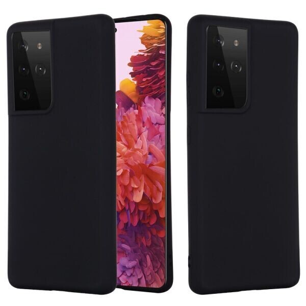 

Защитный чехол Deexe Silicone Case для Samsung Galaxy S21 Ultra - Black