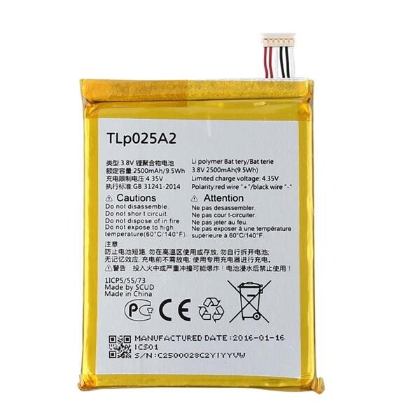 

Аккумулятор для Alcatel One Touch 8000D / 8008D / 6043D / TLp025A2