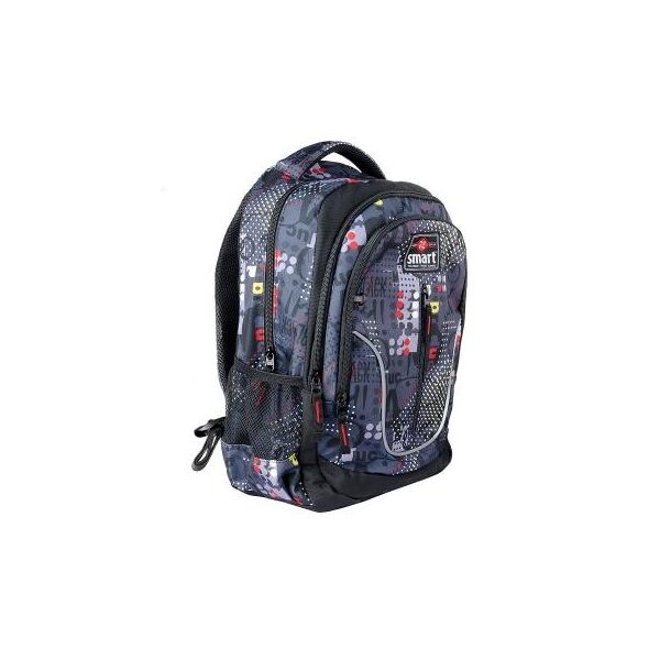 

Рюкзак школьный Smart TN-07 Global черн/сер (558630)