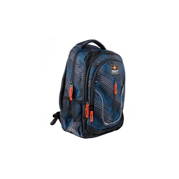 

Рюкзак школьный Smart TN-07 Global черн/син (558632)