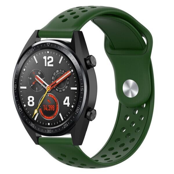 

Ремешок Deexe Holes Strap для Samsung Galaxy Gear S3 - Green