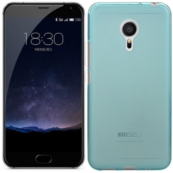 

Чехол силиконовый оригинальный для Meizu Pro 5 Blue (12467)