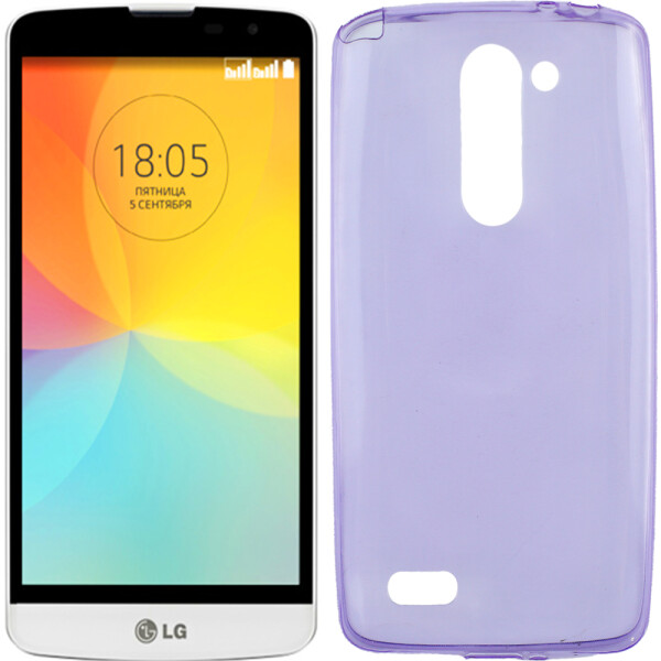 

Чехол Ultra Thin Silicone Remax 0.2 mm для LG L BELLO/D331/D335 Violet (8020)