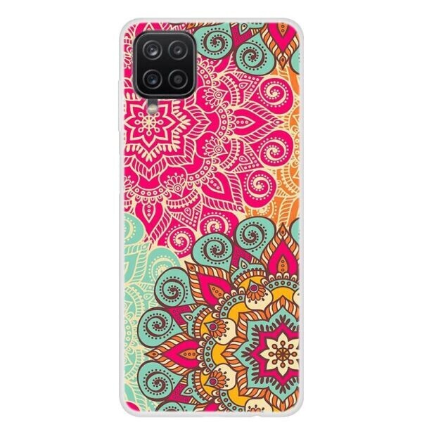 

Силиконовый (TPU) чехол Deexe Life Style для Samsung Galaxy A12 (A125) - Flower Pattern