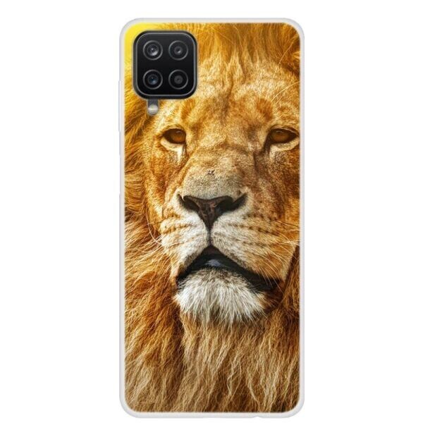 

Силиконовый (TPU) чехол Deexe Life Style для Samsung Galaxy A12 (A125) - Lion