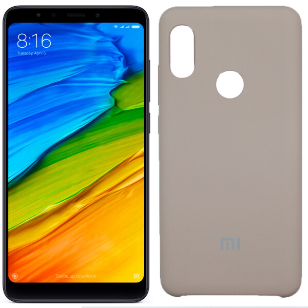 

Чехол силиконовый оригинальный для Xiaomi Redmi Note 5 Pro Лавандовый (27585)