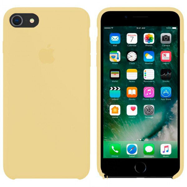 

Чехол Silicone Case Apple iPhone 6 Plus, 6S Plus бледно-Желтый 51