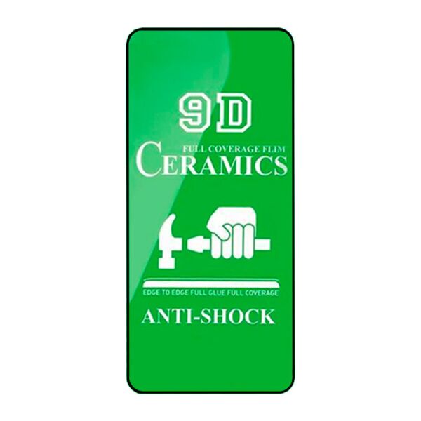 

Защитное стекло Ceramics 9D Full Glue Huawei P40 Черный тех.пакет