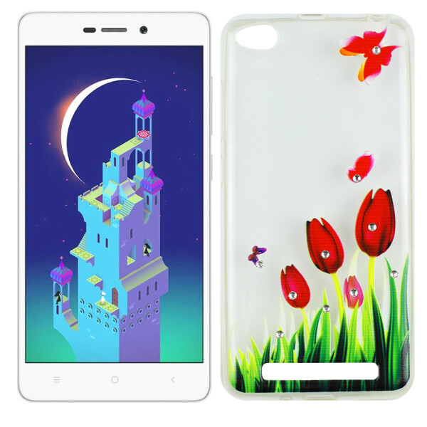 

Чехол Lucent Diamond Case для Xiaomi Redmi 4x Tulips (Red) (17332)