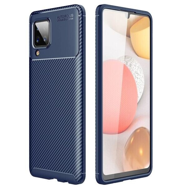 

Защитный чехол Deexe Fusion для Samsung Galaxy A12 (A125) - Blue