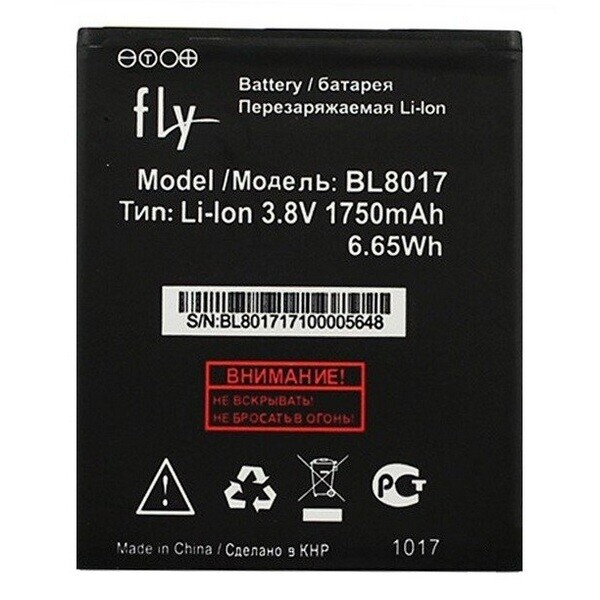 

Аккумулятор для Fly FS458 Stratus 7 / BL8017