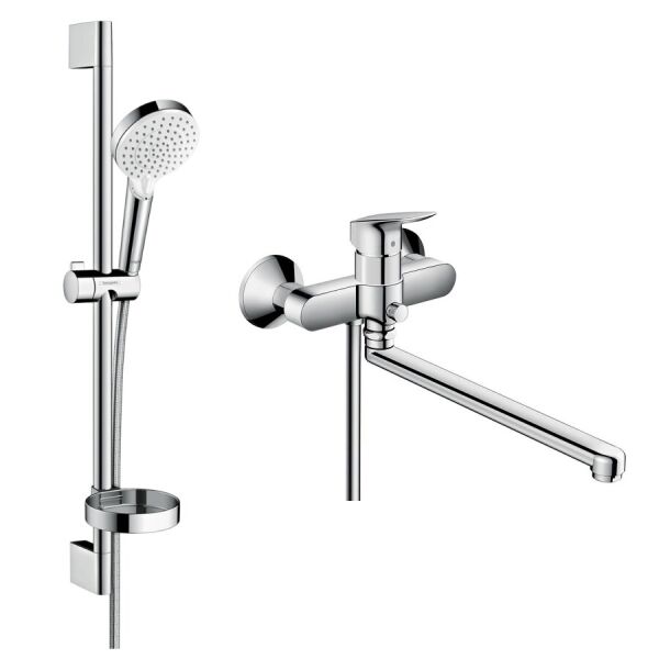 

Набор смесителей в ванную HANSGROHE LOGIS 1282019 хром латунь 71402000+26553400 78077