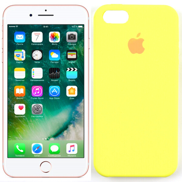 

Оригинальный силиконовый чехол для iPhone 5/5s/SE Лимонный (28238)